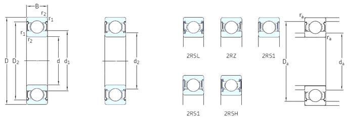 Rodamiento 61902-2RZ SKF