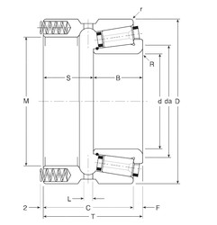 Rodamiento 80035/80068P Gamet