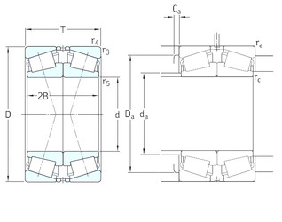 Rodamiento 33011/QDF03C170 SKF