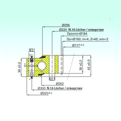 Rodamiento ZB1.16.0260.400-1SPPN ISB