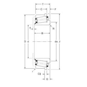 Rodamiento 80035/80066XC Gamet