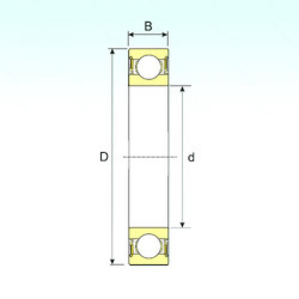 Rodamiento 61901-2RS ISB #1 image