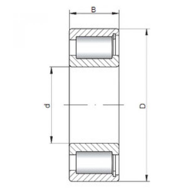 Rodamiento NCF2209 V ISO #1 image