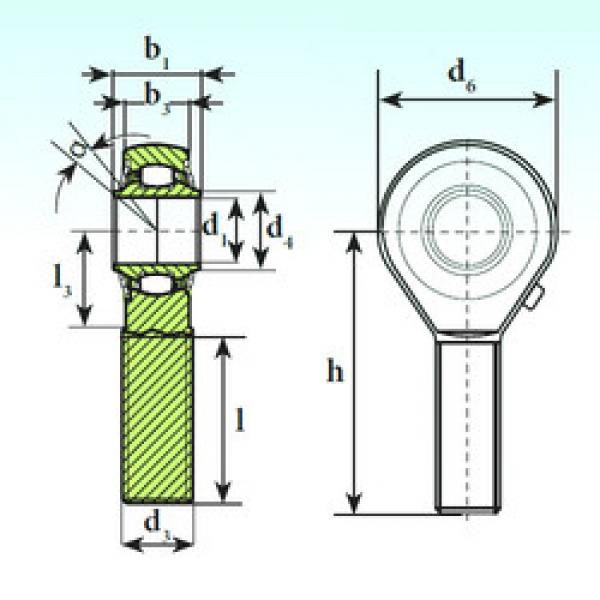 Rodamientos TSM 12 RB ISB #1 image