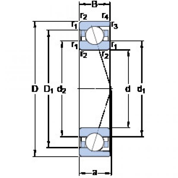 Rodamiento 71813 ACD/P4 SKF #1 image