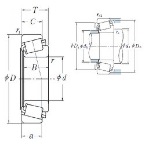 Rodamiento 72218C/72487 NSK #1 image