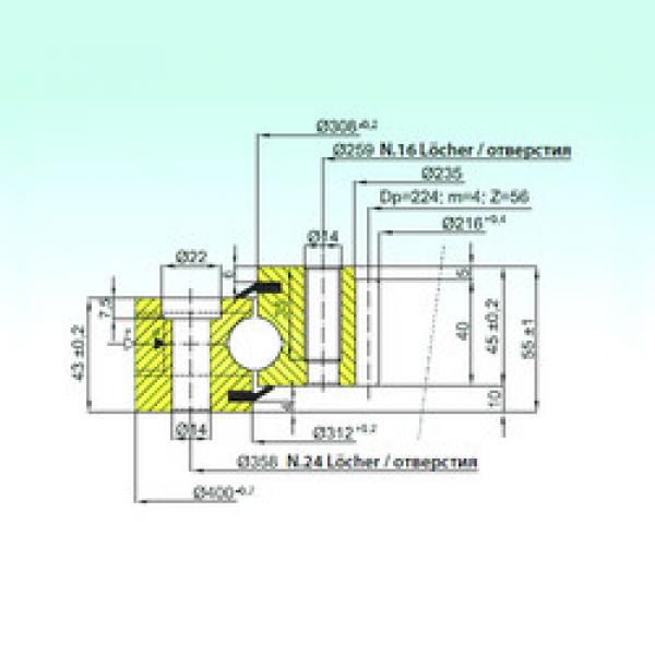 Rodamiento ZB1.20.0310.200-2SPTN ISB #1 image