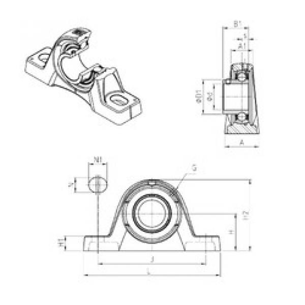 Rodamiento USPLE211 SNR #1 image