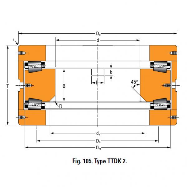 Bearing T10400 Thrust Race Single #3 image