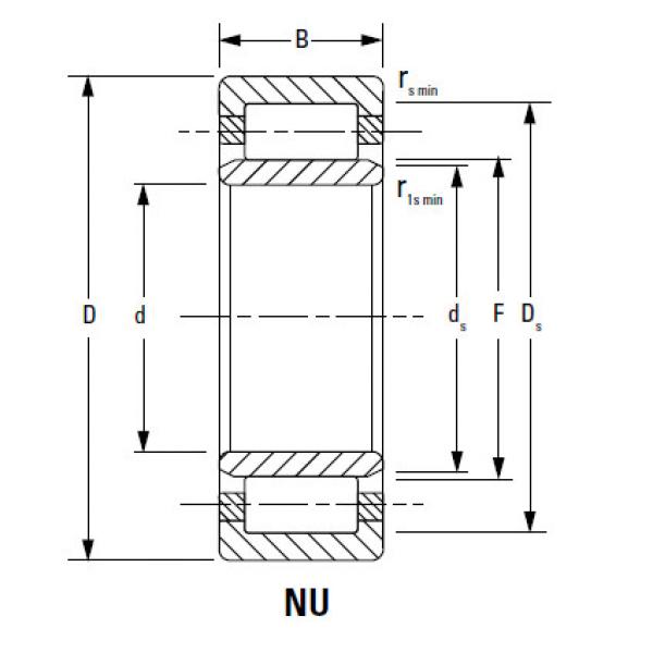 Bearing NU222EMA #2 image